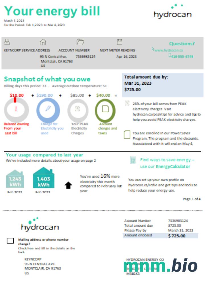 Ontario Hydrocan electricity business bill